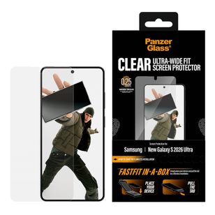 PanzerGlass Ultra Wide Fit FastFit in-a-box Screenprotector Samsung Galaxy S26 Ultra