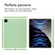 Accezz Liquid Silicone Backcover met penhouder iPad Pro 12.9 (2022) / Pro 12.9 (2021) / Pro 12.9 (2020) - Lichtgroen