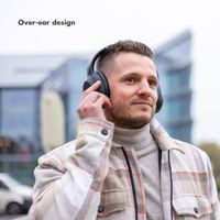 Selencia Urban Play Draadloze Koptelefoon - Active Noise Cancelling - Met Opbergcase - Midnight Black
