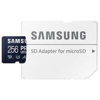 Samsung PRO Ultimate microSD - 256GB - inclusief SD adapter - UHS-I/U3/Full HD/4K UHD