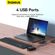 Baseus UltraJoy Lite 4-in-1 USB-A Hub - 100 cm - Docking station - Cluster Black