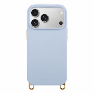 Selencia Rivièra MagSafe Backcover met afneembare haakjes Apple iPhone 17 Pro Max - Powder Blue
