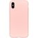 Accezz Liquid Silicone Backcover iPhone Xs / X - Roze