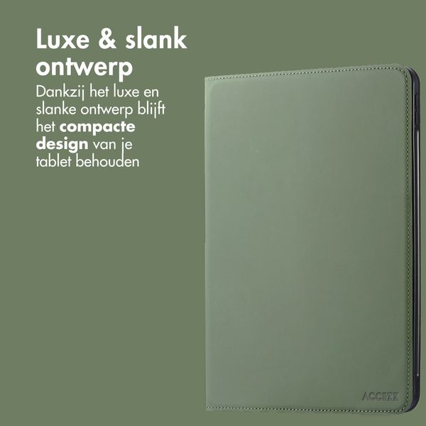 Accezz Classic Tablet Case Samsung Galaxy Tab S6 Lite (2020/2022/2024) - Groen