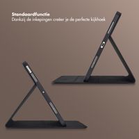 Selencia Riva Bookcase Apple iPad Air 11 inch (2026) M4 / (2025) M3 / (2024) M2 / Air 5 (2022) / Air 4 (2020) - Zwart