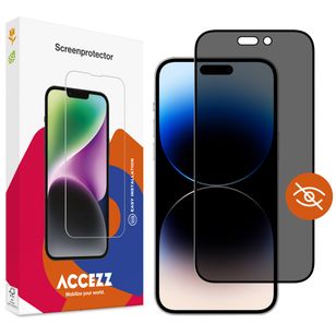 Accezz Gehard Glas Privacy Screenprotector Apple iPhone 14 Pro