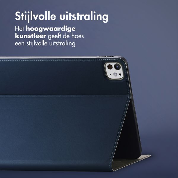 Accezz Classic Tablet Case Apple iPad Pro 11 (2025) M5 / (2024) M4 - Donkerblauw