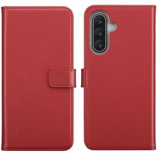 Selencia Echt Leren Bookcase Samsung Galaxy A17 - Rood