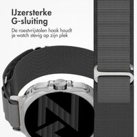 Accezz Nylon Alpine bandje Samsung Galaxy Watch Ultra 2 (2026) / Ultra (2024/2025) - Dark Grey