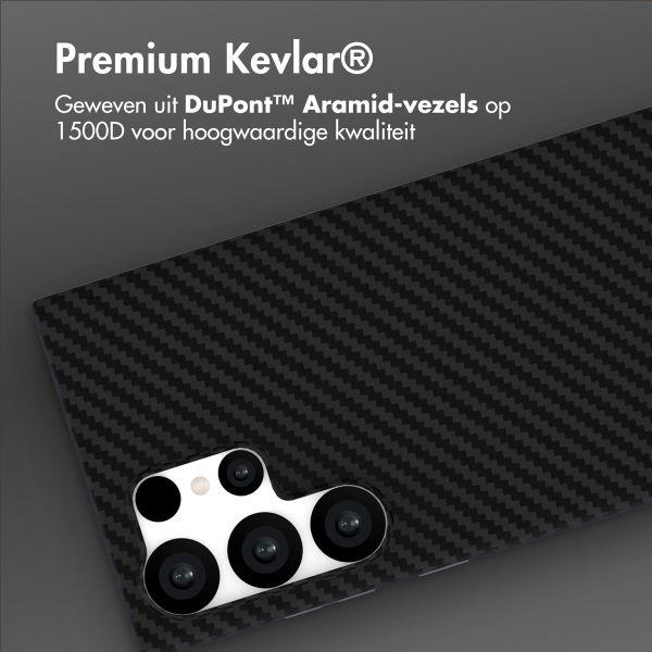 Accezz MagSafe Kevlar Backcover Samsung Galaxy S23 Ultra - Black