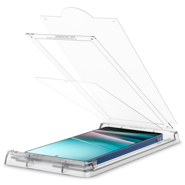 Spigen EliteShield EZ Fit met installatietray - 1 pack Samsung Galaxy S25 Ultra