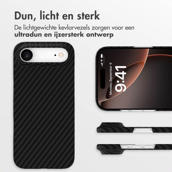 Accezz MagSafe Kevlar Backcover Apple iPhone 17 Air - Black