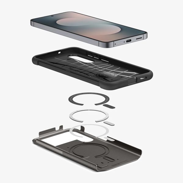 Spigen Slim Armor Backcover MagSafe Samsung Galaxy S25 FE - Gunmetal
