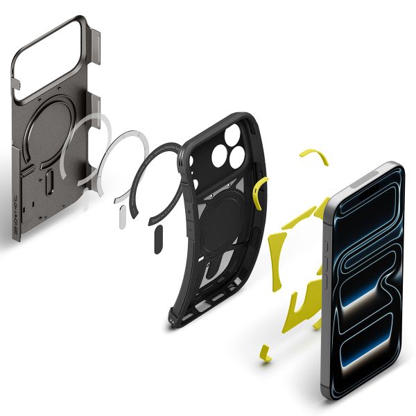 Spigen Tough Armor Backcover MagSafe Apple iPhone 18 Pro Max / 17 Pro Max - Gunmetal