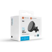 Fixed MagCool - telefoonhouder auto - Ventilatierooster - MagSafe - Draadloos opladen - Zwart