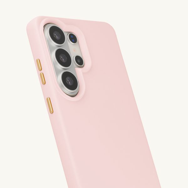 Selencia Rivièra MagSafe Backcover met afneembare haakjes Samsung Galaxy S26 Ultra - Sorbet Pink