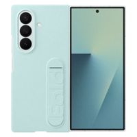 Samsung Silicone Case met stand Samsung Galaxy Z Fold 7 - Mint