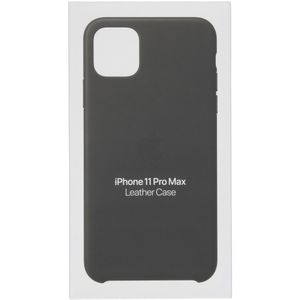 Apple Leather Backcover iPhone 11 Pro Max - Black