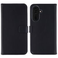 Selencia Echt Leren Bookcase Samsung Galaxy A37 (5G) - Zwart