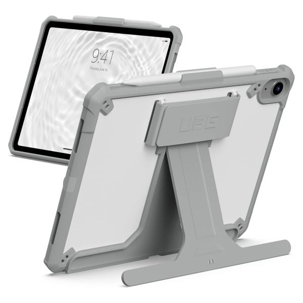 UAG Scout Healthcare backcover met stand en strap iPad 10 (2022) 10.9 inch - Wit / Grijs