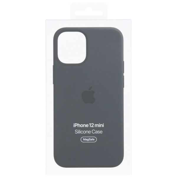 Apple Silicone Backcover MagSafe Apple iPhone 12 Mini - Black