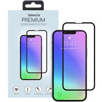 Selencia Gehard Glas Premium Screenprotector Apple iPhone 13 Mini - Zwart