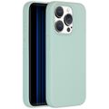 Accezz Liquid Silicone Backcover met MagSafe iPhone 15 Pro - Sky Blue