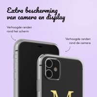 Gepersonaliseerd hoesje met letter iPhone 11 - Transparant