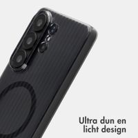 Accezz Lite Backcover met MagSafe | Fluted | Samsung Galaxy S26 Ultra - Smokey Clear
