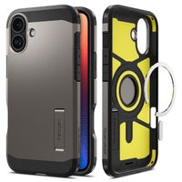 Spigen Tough Armor Backcover MagSafe Apple iPhone 16 - Gunmetal