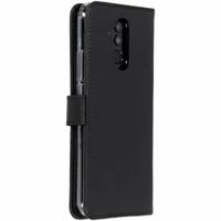 Selencia Echt Leren Bookcase Huawei Mate 20 Lite - Zwart