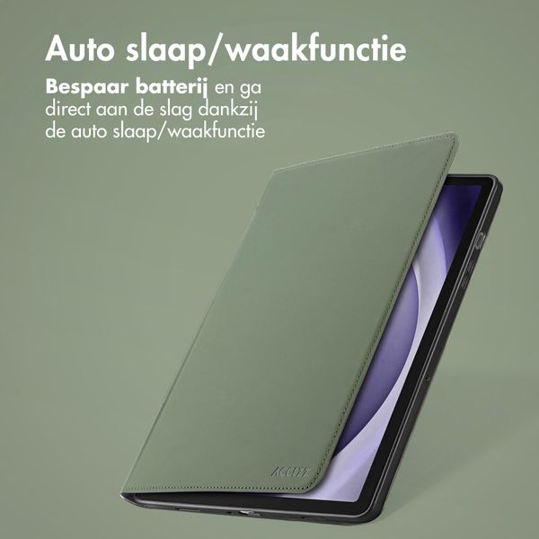 Accezz Classic Tablet Case Samsung Galaxy Tab A9 Plus - Groen