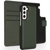 Accezz Premium Leather 2 in 1 Wallet Bookcase Samsung Galaxy S21 FE - Groen