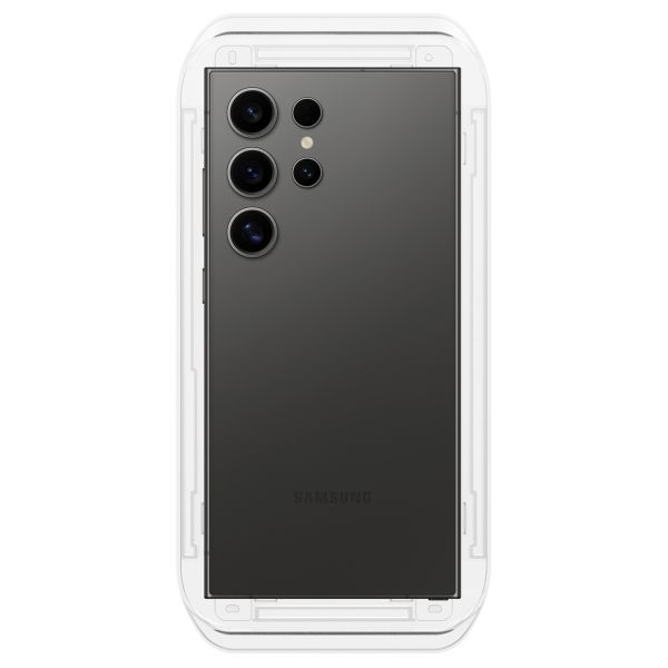 Spigen GLAStR Privacy EZ Fit Screenprotector + Applicator Samsung Galaxy S24 Ultra