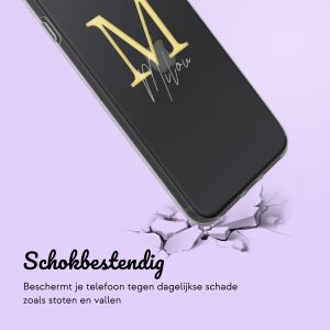 Gepersonaliseerd hoesje met letter iPhone SE (2022 / 2020) / 8 / 7 - Transparant