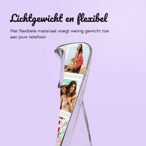 Gepersonaliseerd hoesje met filmrol N°3 iPhone 15 - Transparant