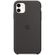 Apple Silicone Backcover iPhone 11 - Zwart