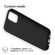 Accezz Color Backcover iPhone 12 (Pro) - Zwart