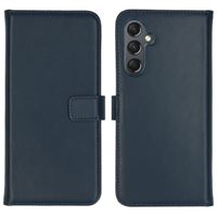 Selencia Echt Leren Bookcase Samsung Galaxy A25 (5G) - Blauw
