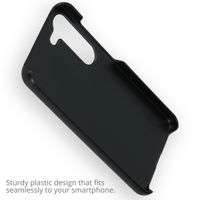 Ontwerp je eigen Samsung Galaxy S23 hardcase hoesje - Zwart