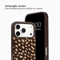 Selencia Nova Real Leather Backcover met Koord en Pashouder Apple iPhone 17 Pro Max - Fawn Chic