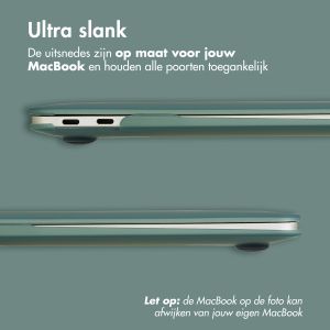 imoshion Laptop Cover MacBook Pro 13 inch (2020 / 2022) - A2289 / A2251 / A2338 - Donkergroen