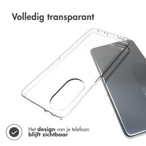 Accezz Clear Backcover Oppo A98 - Transparant