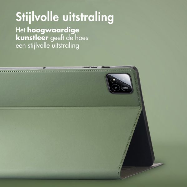 Accezz Classic Tablet Case Xiaomi Pad 7 / 7 Pro / Poco Pad X1 - Groen