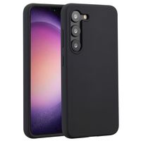 Accezz Liquid Silicone Backcover Samsung Galaxy S23 - Zwart