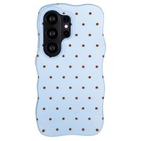 Selencia Vivid Wavy Backcover met MagSafe Samsung Galaxy S26 Ultra - Happy Dots Digital Sky