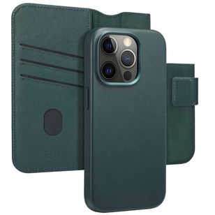 Accezz Leather Bookcase 2-in-1 met MagSafe Apple iPhone 15 Pro - Cedar Green