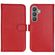 Selencia Echt Lederen Bookcase Samsung Galaxy S24 - Rood