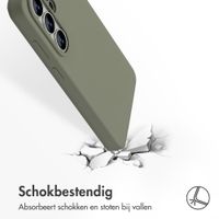 Accezz Liquid Silicone Backcover met MagSafe Samsung Galaxy S26 Ultra - Cooper Green