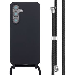 imoshion Siliconen hoesje met koord Samsung Galaxy S25 FE - Zwart